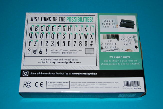 Led Cinema Lightbox - Pudełko Świetlne LED