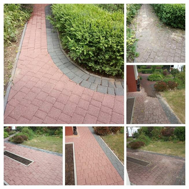 Czyszczenie dachów elewacji kostki brukowej Gdynia