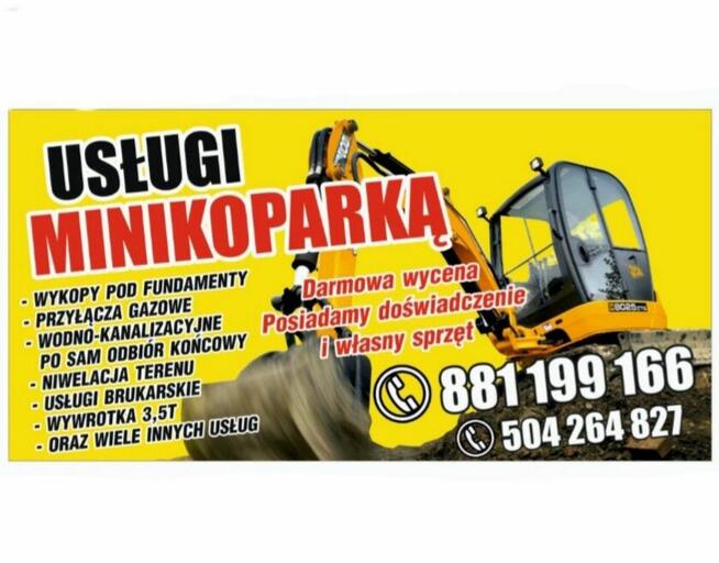 Usługi Minikoparką Śląsk