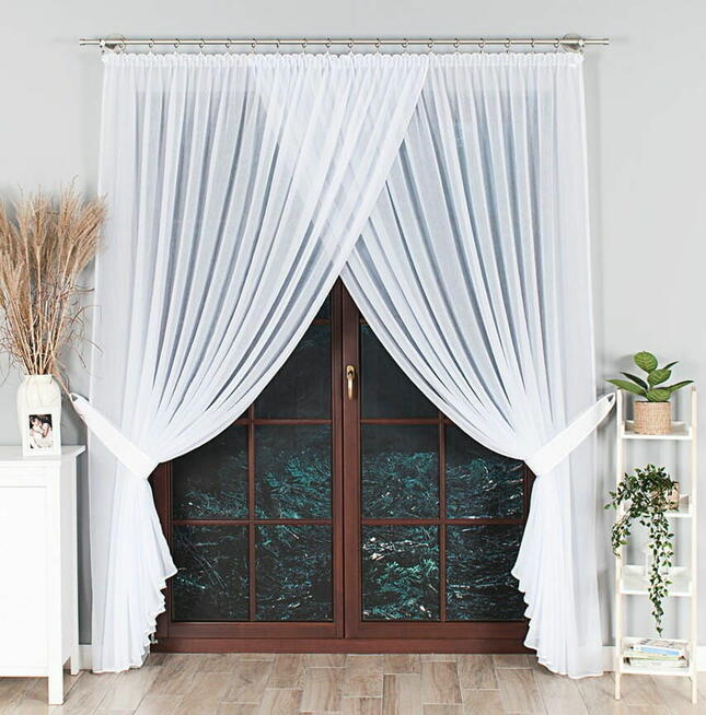 Lambrekin 250-280 cm, firana woda, firany szyte