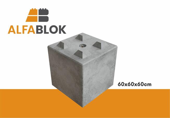Bloki betonowe mur oporowy LEGO klocki klocek big block blok