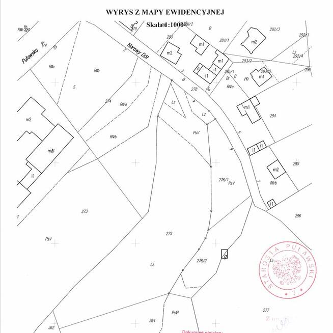 Działka inwestycyjna Norowy Dół 4, Kazimierz Dolny ⋅ 5916 m²