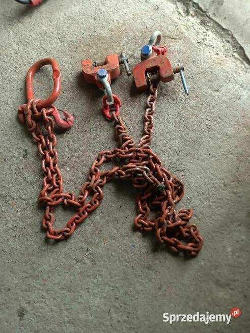 Zawiesie 2 cięgnowe zakończone uchwytami śrubowymi