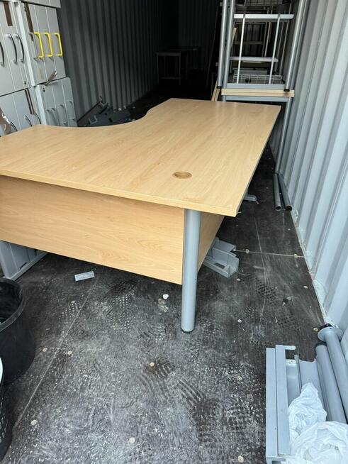 Biurko narożne 160x120 BUK blenda biurka narożne do biur