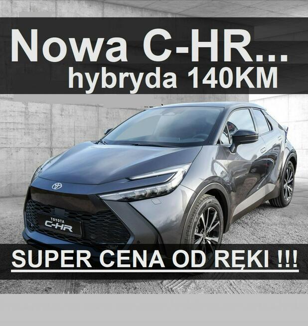 Toyota C-HR Nowa 140KM Hybryda Już jest dostępna od ręki ! Wersja Style 1625 zł