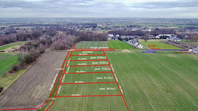 Działka budowlana Facimiech gm. Skawina