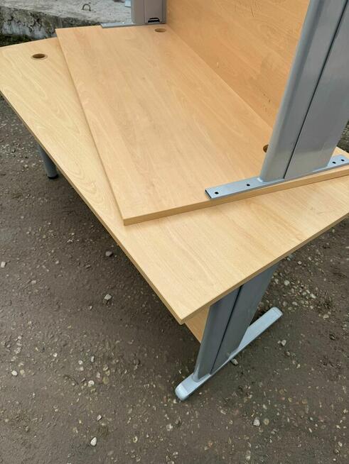 Biurko buk 160x80 blenda na nogi biurka stoły do biur domu