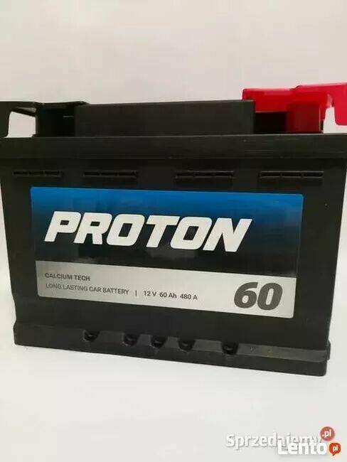 Akumulator PROTON 60Ah 480A EN PRAWY PLUS niski