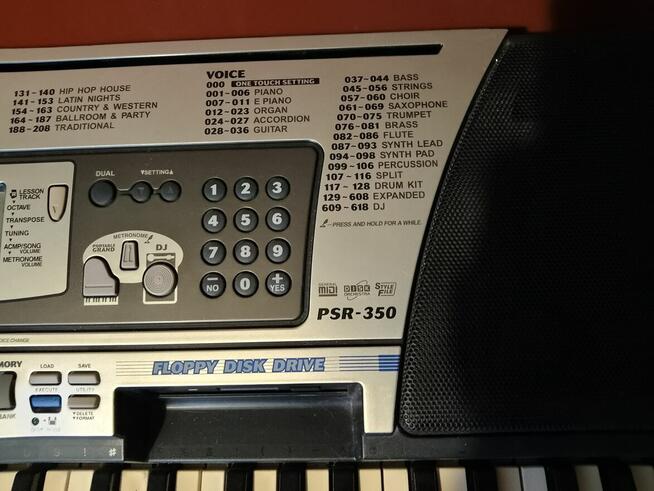 Pilnie sprzedam keyboard Yamaha PSR-350