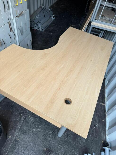 Biurko narożne 160x120 BUK blenda biurka narożne do biur