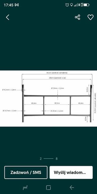 Podesty blaty rusztowania warszawskiego na ramę 158cm impr