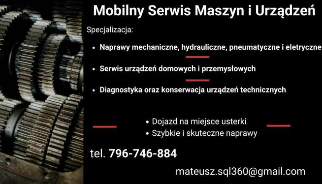 Maszyny, Urządzenia, Domowe i Przemysłowe – Naprawa u Klient