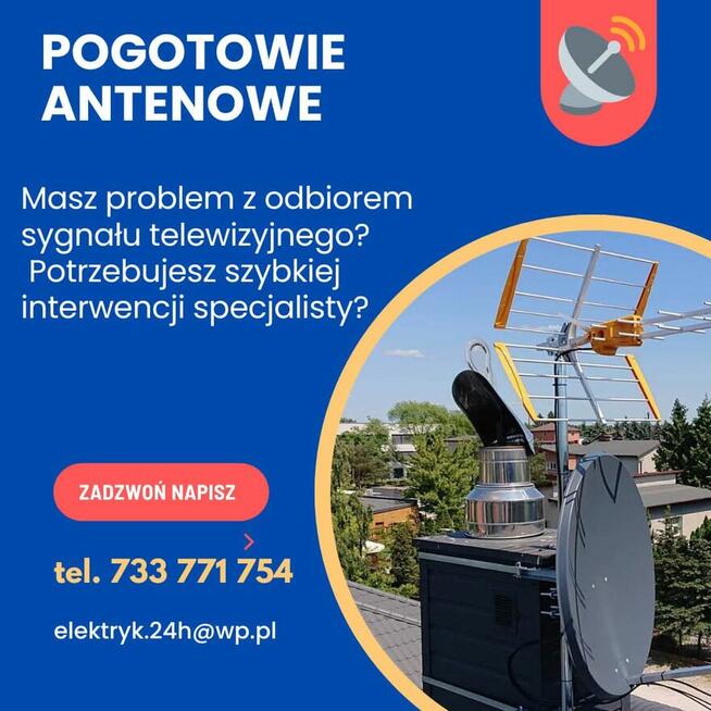 Pogotowie antenowe, anteny satelitarne i naziemne Gryfice