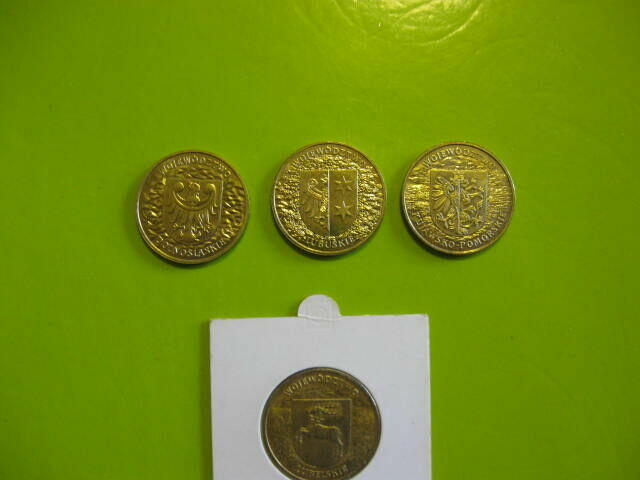 Okazja!!!2zł-4 monety Województw,+album+Foldery gratis