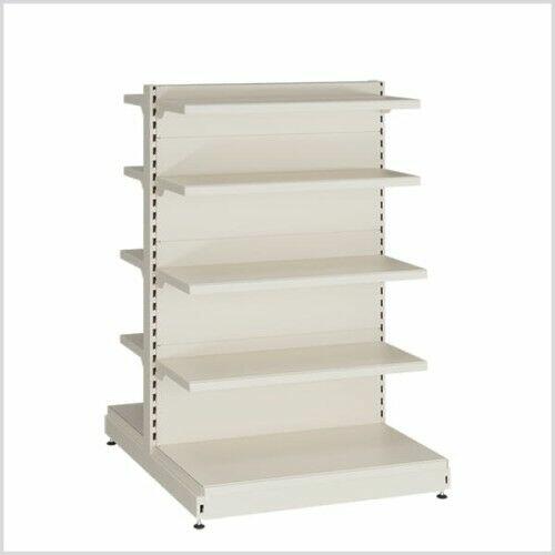 Regały Gondola sklepowa w kolorze białym