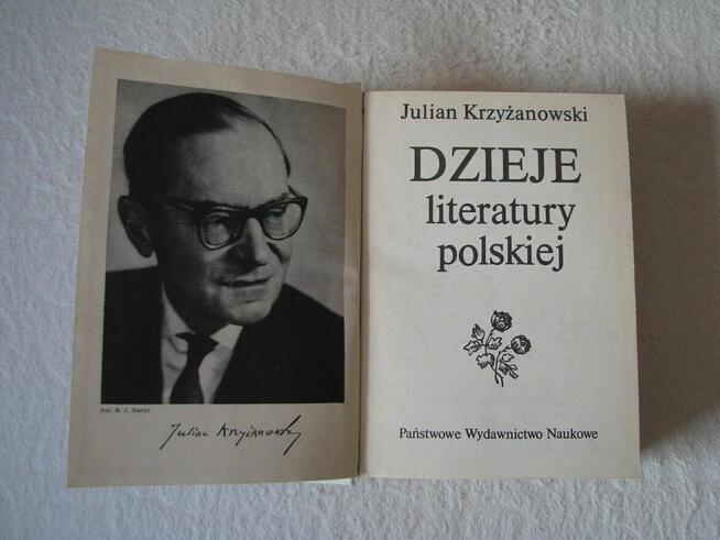Dzieje Literatury polskiej, Julian Krzyżanowski PWN
