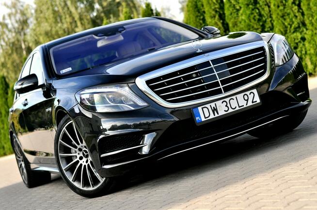 Mercedes S 500 _4.7 456KM_4 Matic_Skóra_Dociągi_Polski Salon_VAT 23%_