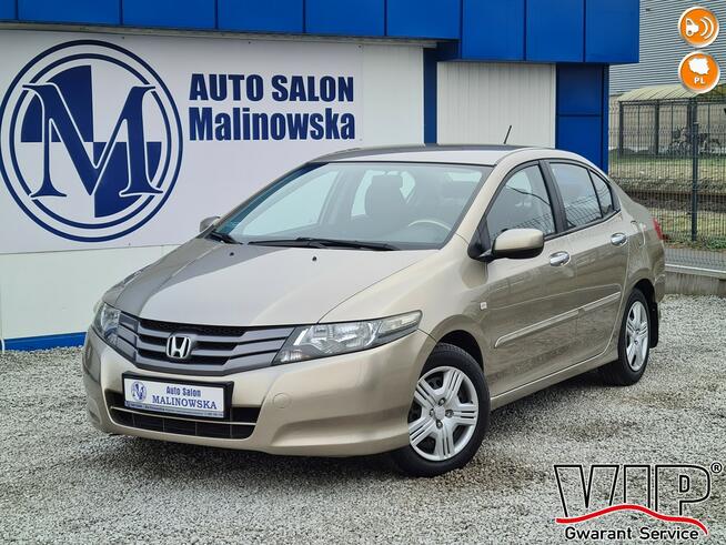 Honda City Salon Polska Klimatyzacja PDC Komputer El.Szyby Radio Zadbana