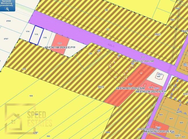 Piękna działka pod z. jednorodzinną WZ/MEDIA