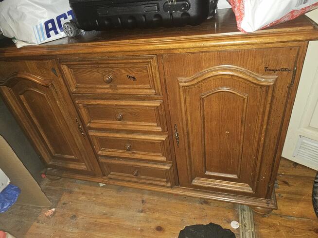 Komoda, krzesła, lustro 30-40 lata Japońskie Koreanskie