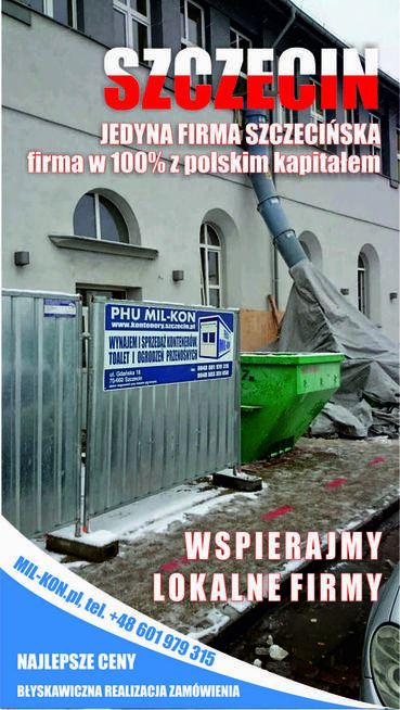 Wynajem toalet przenośnych oraz kontenerów-MIL-KON-nr 1