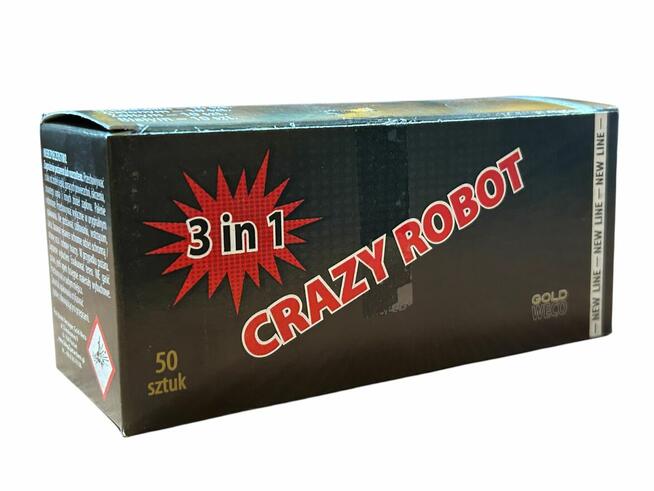 RACE PISTOLETOWE HUK Z BŁYSKIEM WARKOCZEM Crazy Robot TRZY E