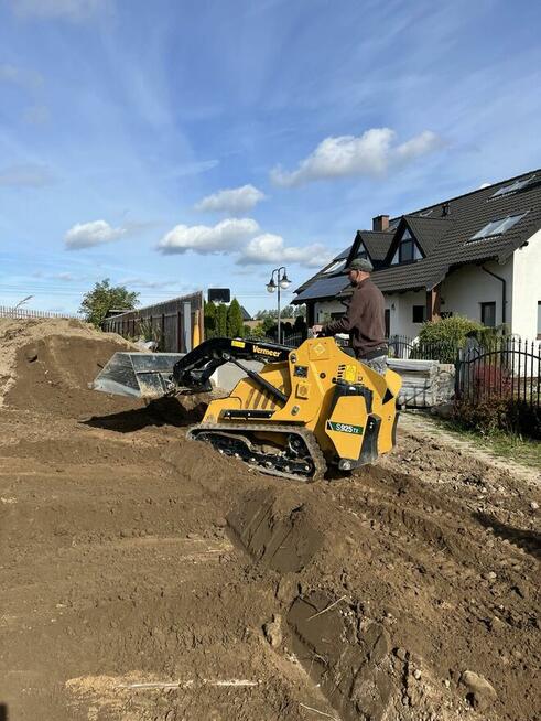 Usługi : minikoparka, koparka łańcuchowa, wiertnica, wywrotk
