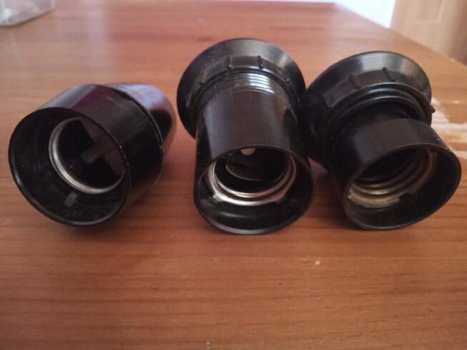 Bakelitowa oprawki na żarówki E27