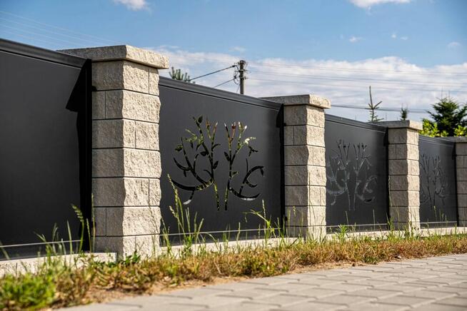 Przęsło ogrodzeniowe wycinane laserowo dowolny wymiar