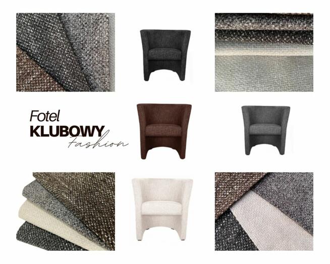 Stylowy Fotel Tapicerowany Klubowy Monaco - Salon i Producen