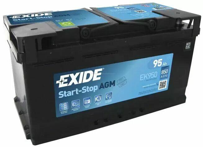 Akumulator 95Ah 850A EN EXIDE AGM START&STOP EK950