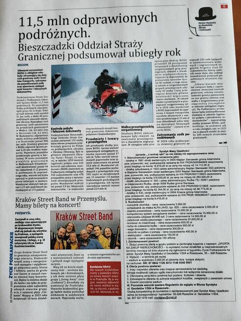 syndyk sprzeda nieruchomości gruntowe oraz ruchomości
