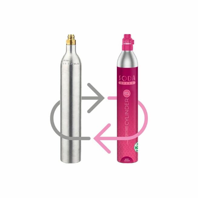 Wymiana naboju CO2 QUICK CONNECT SodaStream DUO TERRA ART