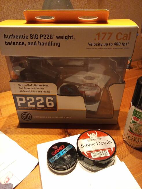 Sprzedam wiatrówkę sig sauer p226 bez pozwolenia