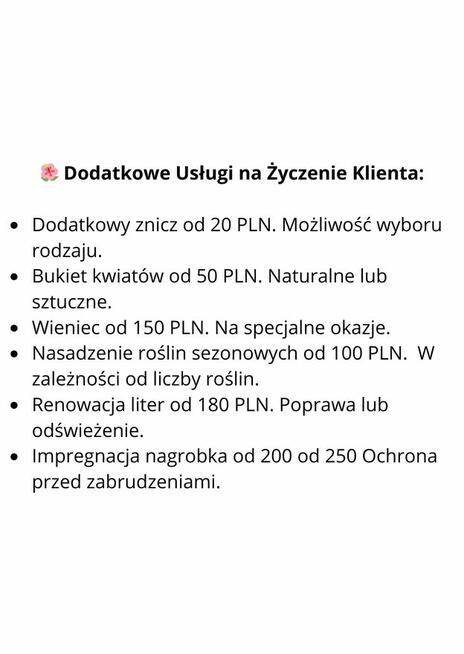 Sprzątanie Grobów Warszawa