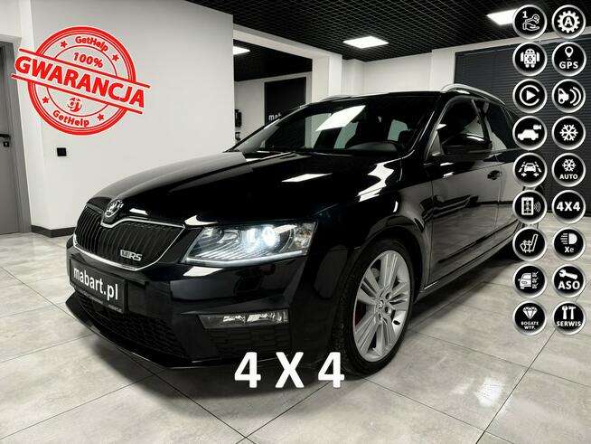 Škoda Octavia RS 2.0 TDI 184KM*4x4*AppleCar*KeyLessGo*LED*Bi-Xenon*Duża Navi*Niemiec