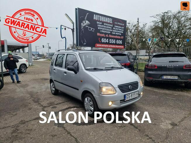 Suzuki Wagon R+ 1.3 Benzyna 76 KM, Salon Polska, Dwa Klucze, Lakier Metalik, Hak