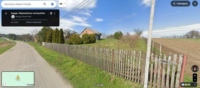 Atrakcyjna działka budowlana - Zagaje 25 km od Krakowa
