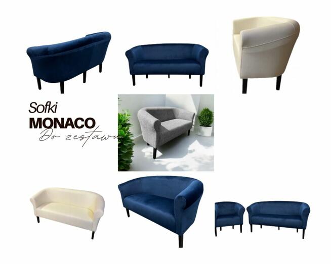 Stylowy Fotel Tapicerowany Klubowy Monaco - Salon i Producen