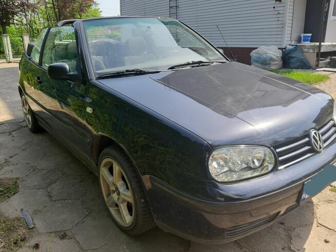 Czarny VW Golf IV cabrio 1,8 gaz LPG 1998 możliwość zamiany