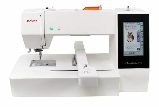 Hafciarka Janome MC 550 E program Janome Artistic Jr