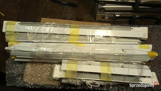 Żaluzje aluminiowe białe