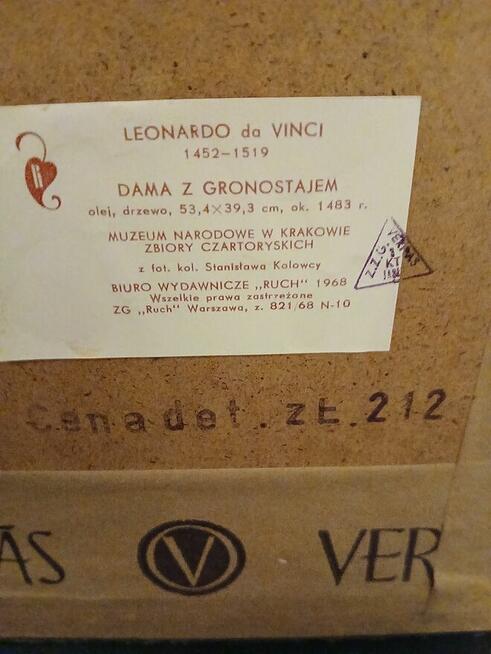 obraz Dama z Gronostajem ,,