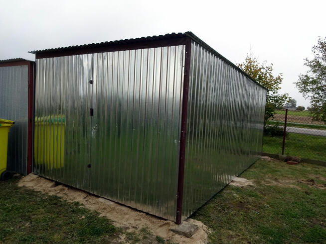 Garaż blaszany 3x5 wzmocniony, Blaszak, Producent Garaży