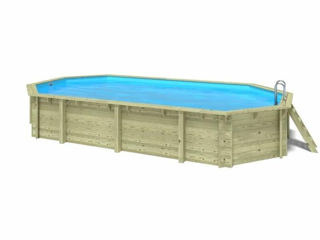 Basen ogrodowy drewniany 8,57x4,57xH.1,31m BAS746OSPI+ SZA