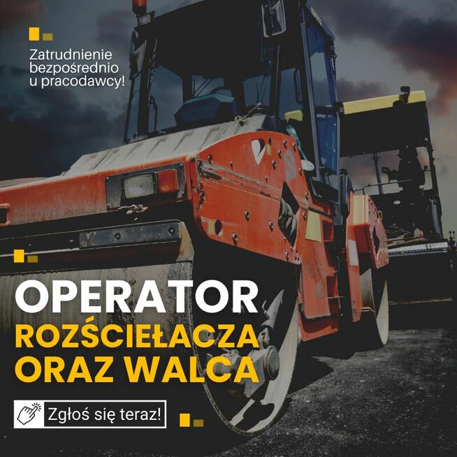 Operator walca - praca w delegacji