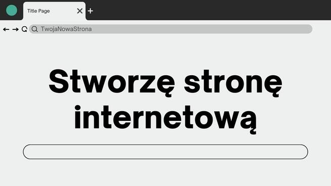 Stworzę dla Ciebie stronę internetową