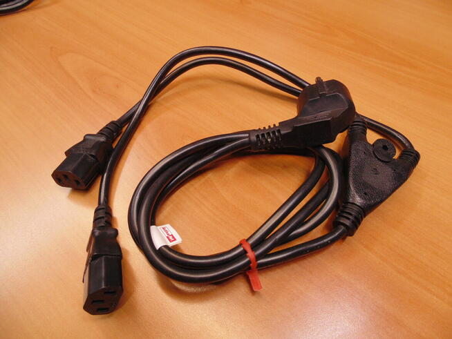 Kabel zasilający Y rozdzielacz zasilania 2x IEC C320 C13