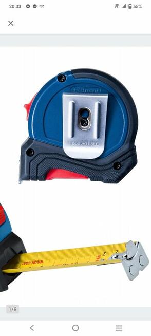 TAŚMA MIERNICZA POMIAROWA BOSCH 5M 27mm 1600A016BH