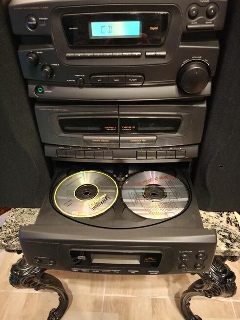 Wieża GRUNDIG KM11 Kolumny MBX68 pilot. 90 lata